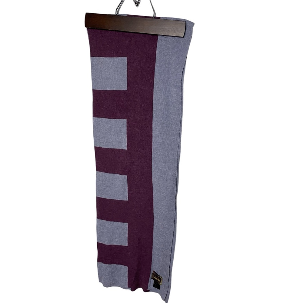 Tarnish Purple and Gray Scarf Elegant Accessory